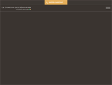 Tablet Screenshot of lecomptoirdesseminaires.fr